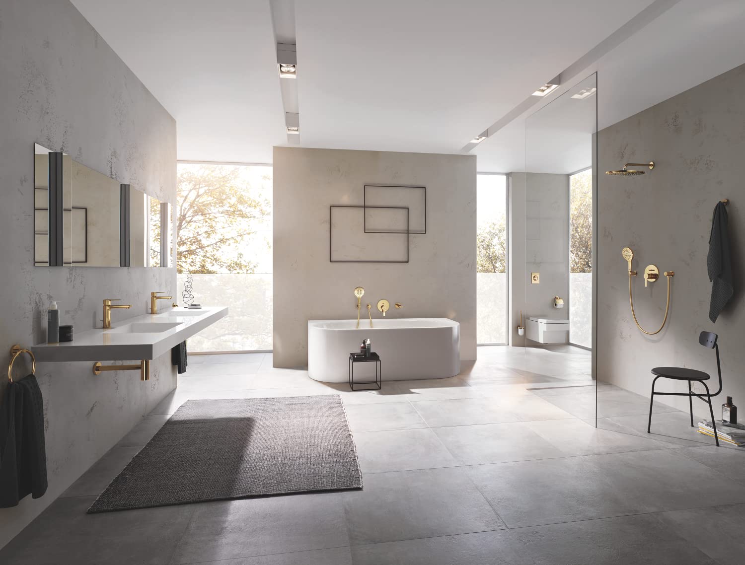 Grohe Essentials Cool Sunrise Handtuchring