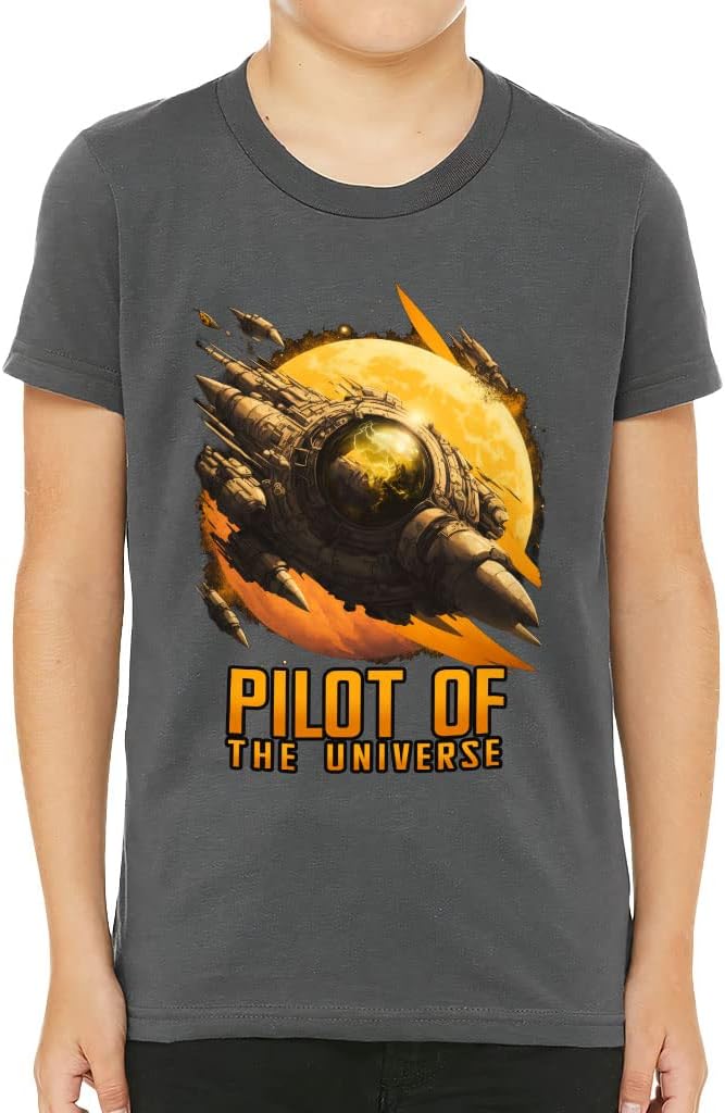 Space Design Kids' T-Shirt - Graphic T-Shirt - Cool Tee Shirt for Kids