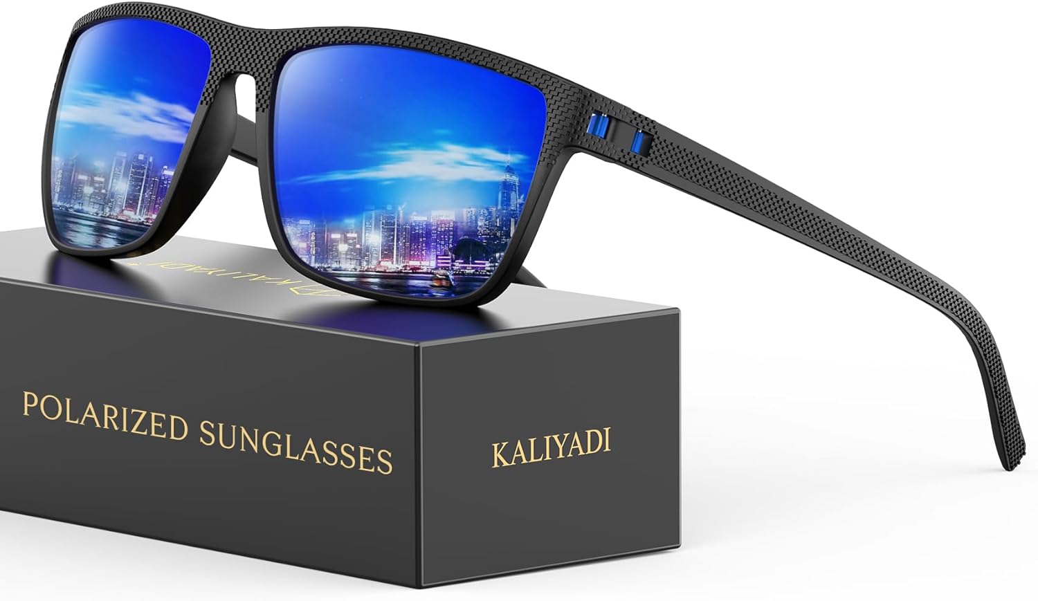 KALIYADI Mens-Sunglasses Polarized Sunglasses Men: Classic Sun Glasses with UV400 Protection for Driving Fishing Golf