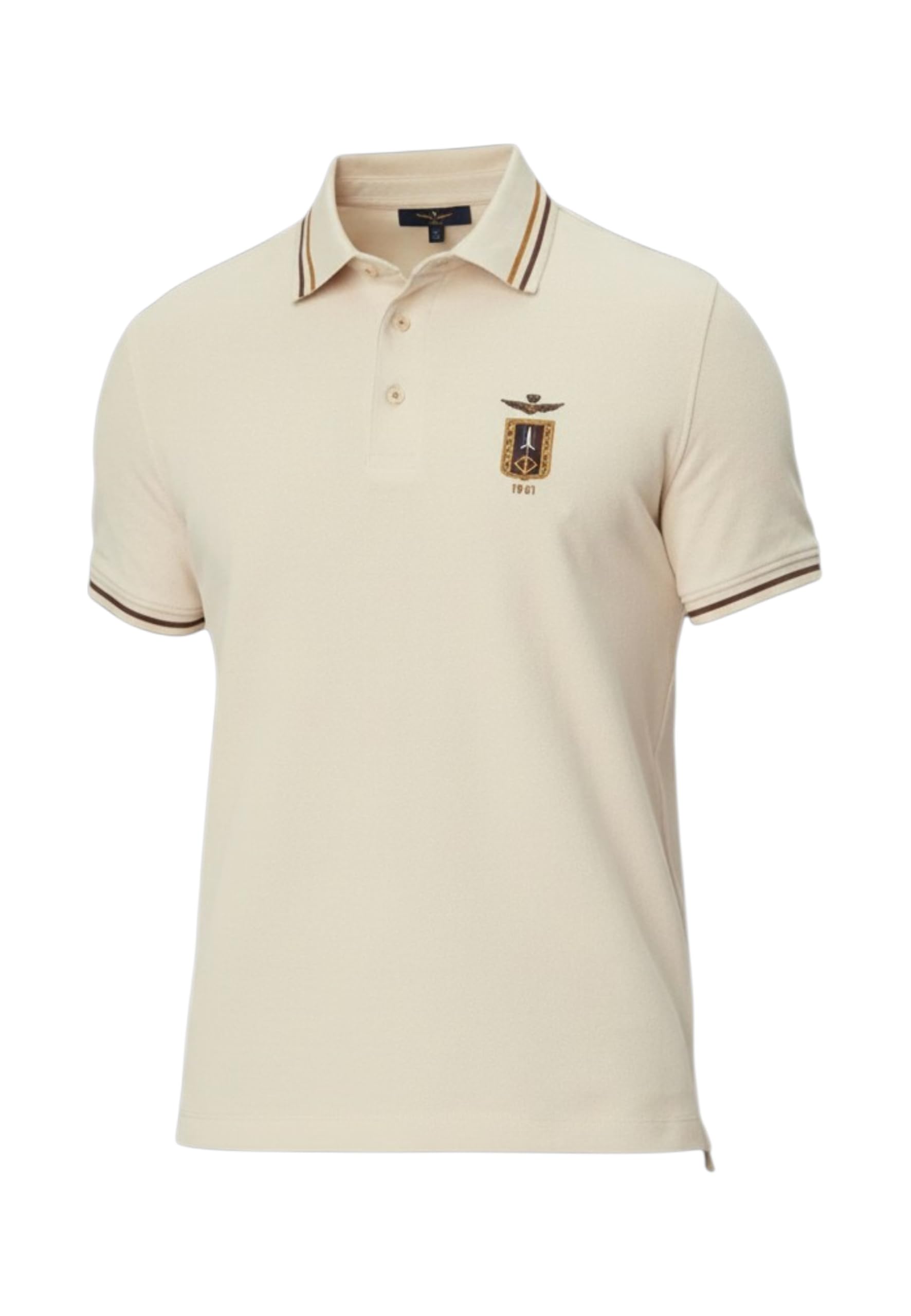 Aeronautica Militare PO1914 koszulka polo męska koszulka z krótkim rękawem, trójkolorowe strzałki