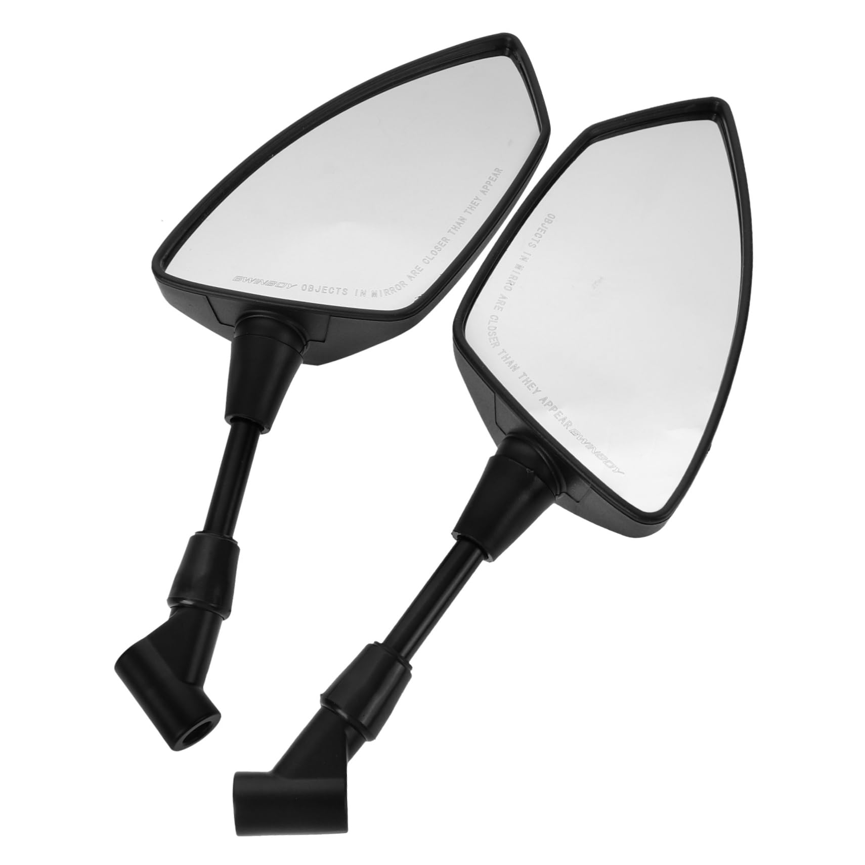 Specchietto Retrovisore Moto Coppia in Lega di Alluminio per Manubrio | Vetro ad Alta Definizione, per Bici Elettrica e Motocicletta, Montaggio Semplice, Visibilità Chiara