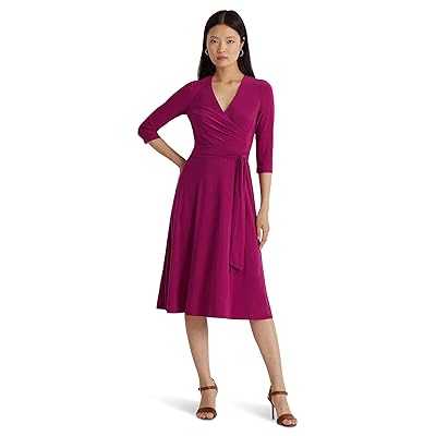 Lauren Ralph Lauren Jersey Matte Midi Dress Women
