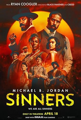 Sinners Movie Poster - Unframed Wall Art Prints Cinematic Home & Room Decor, Poster Size 18'' X 28''