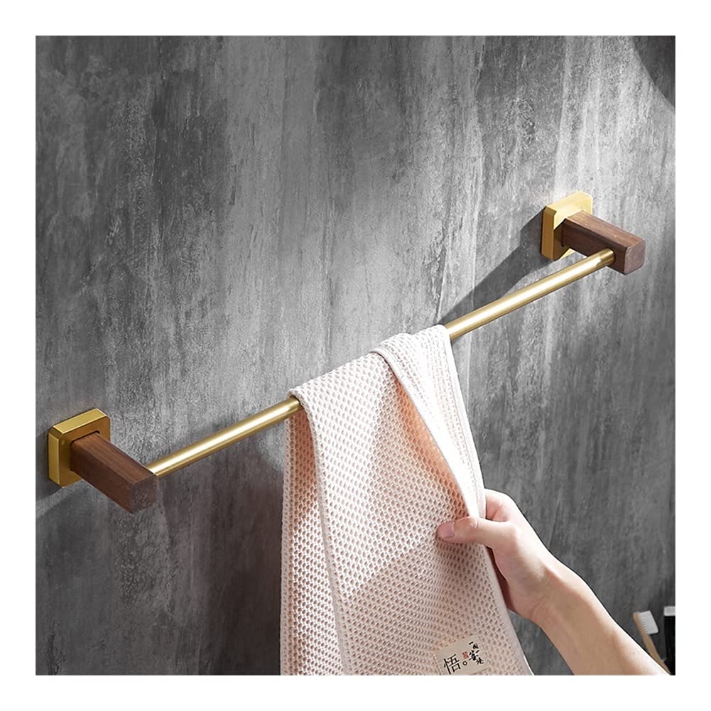 Étagère murale brossée clouée fixe pour rangement de serviettes