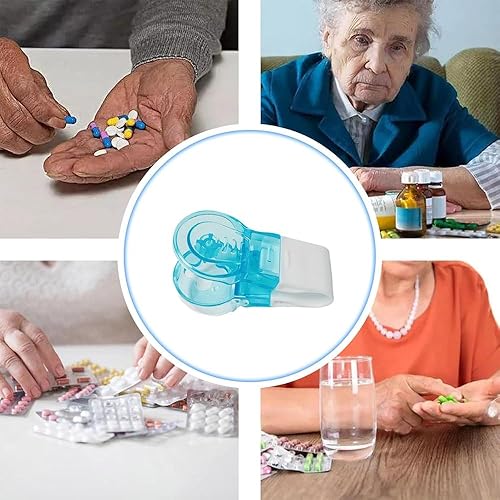 Miniatura 7 de Pastillero portátil, pastillero para paquetes de ampollas, herramienta portátil de viaje para ancianos, accesorios domésticos (2 piezas)