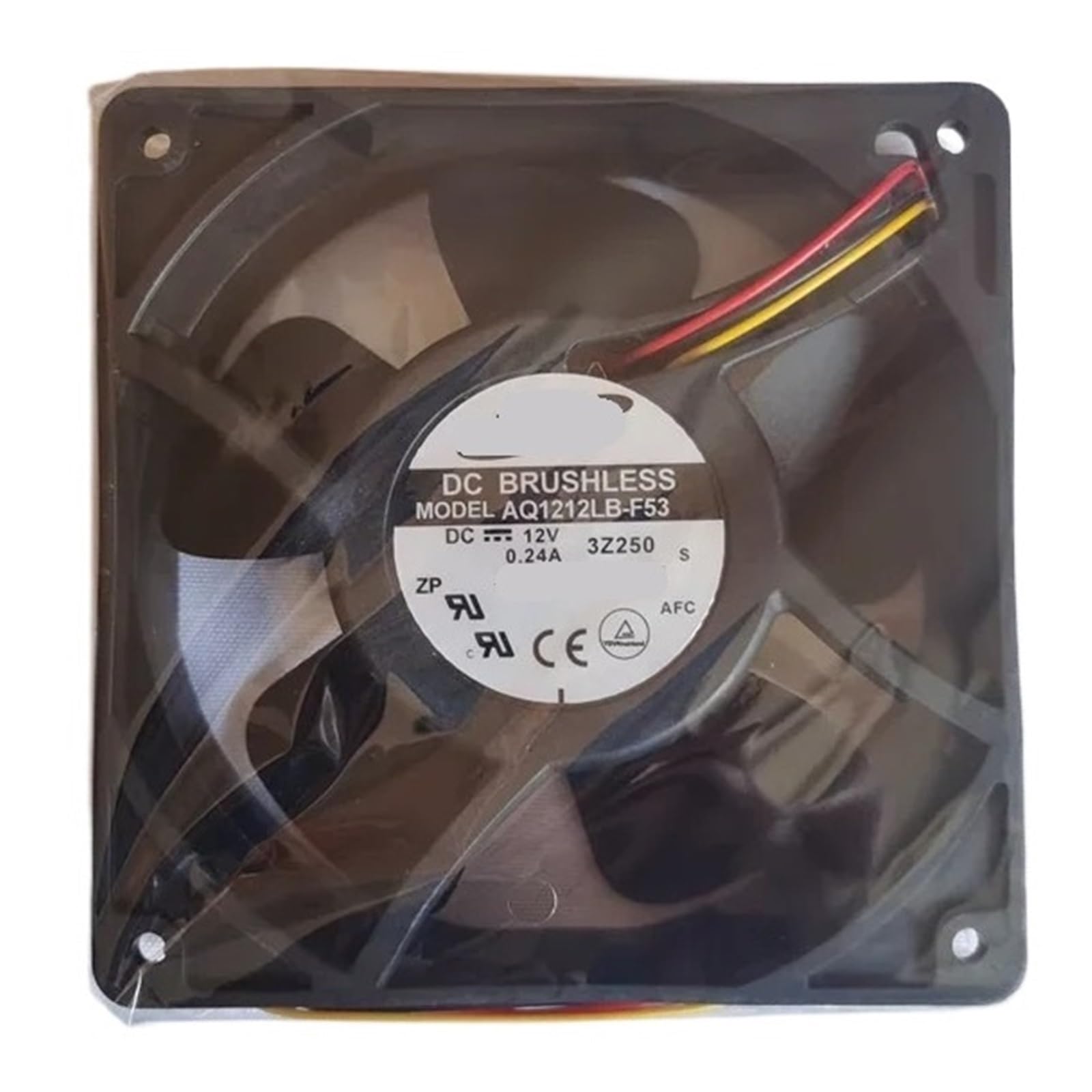 YMUGUEGH DC12V 0.24A AQ1212LB-F53 IP68 waterproof cooling fan 3wire fan