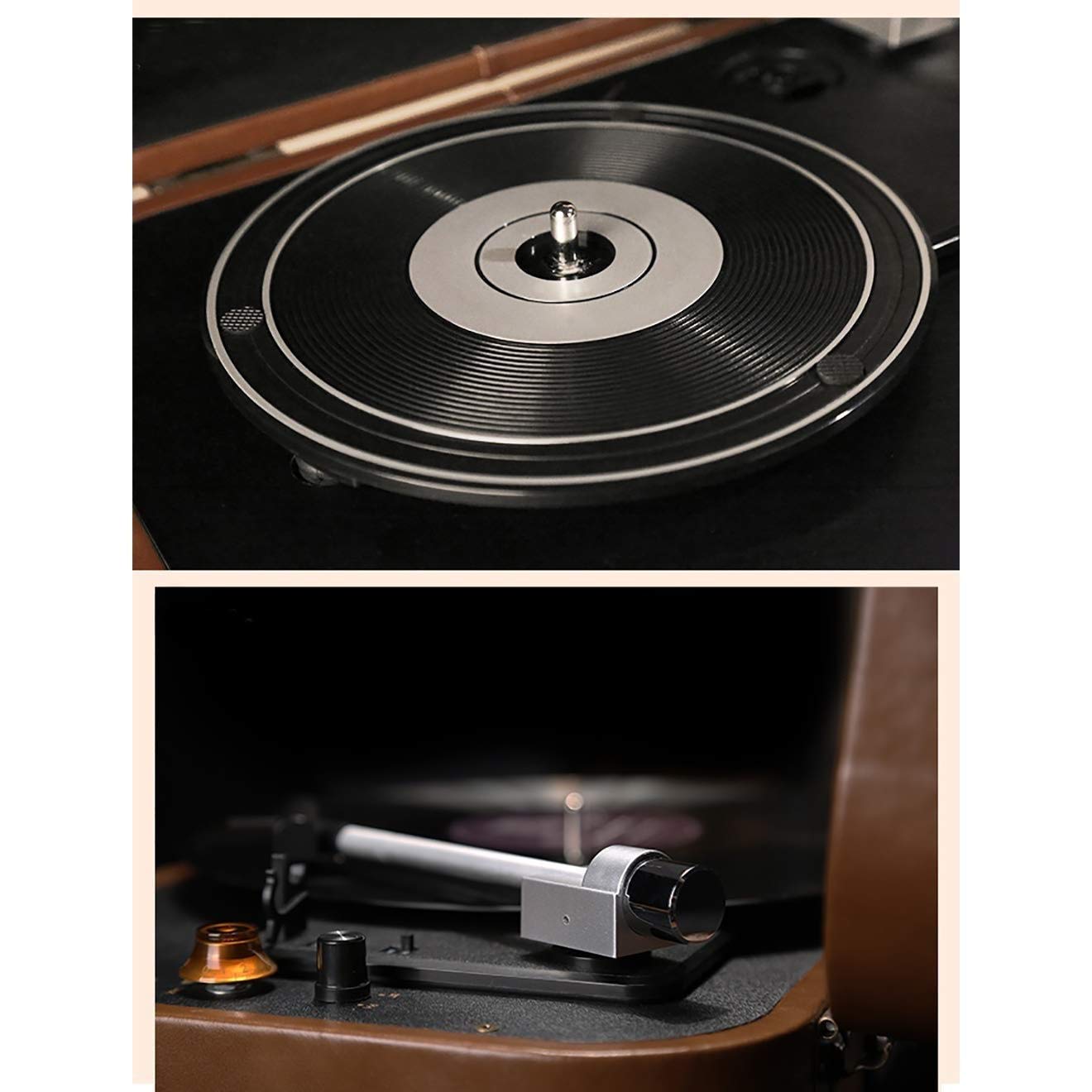 Giradischi vintage, giradischi, giradischi Bluetooth Giradischi portatile LP Musica classica Vinile Grammofono