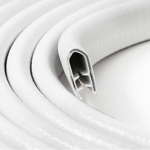 Miniatura 2 de Borde de goma negro con canal en U de 12 x 38 pulgadas, se adapta a bordes de 364 a 14 pulgadas, protector de borde de PVC flexible para superficies