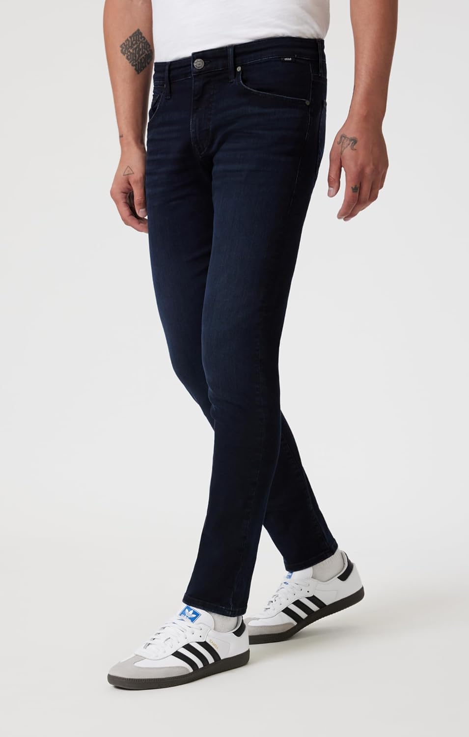 Mavi Men's Jake Mid Rise Skinny Leg Jeans, Midnight Austin, 32x32