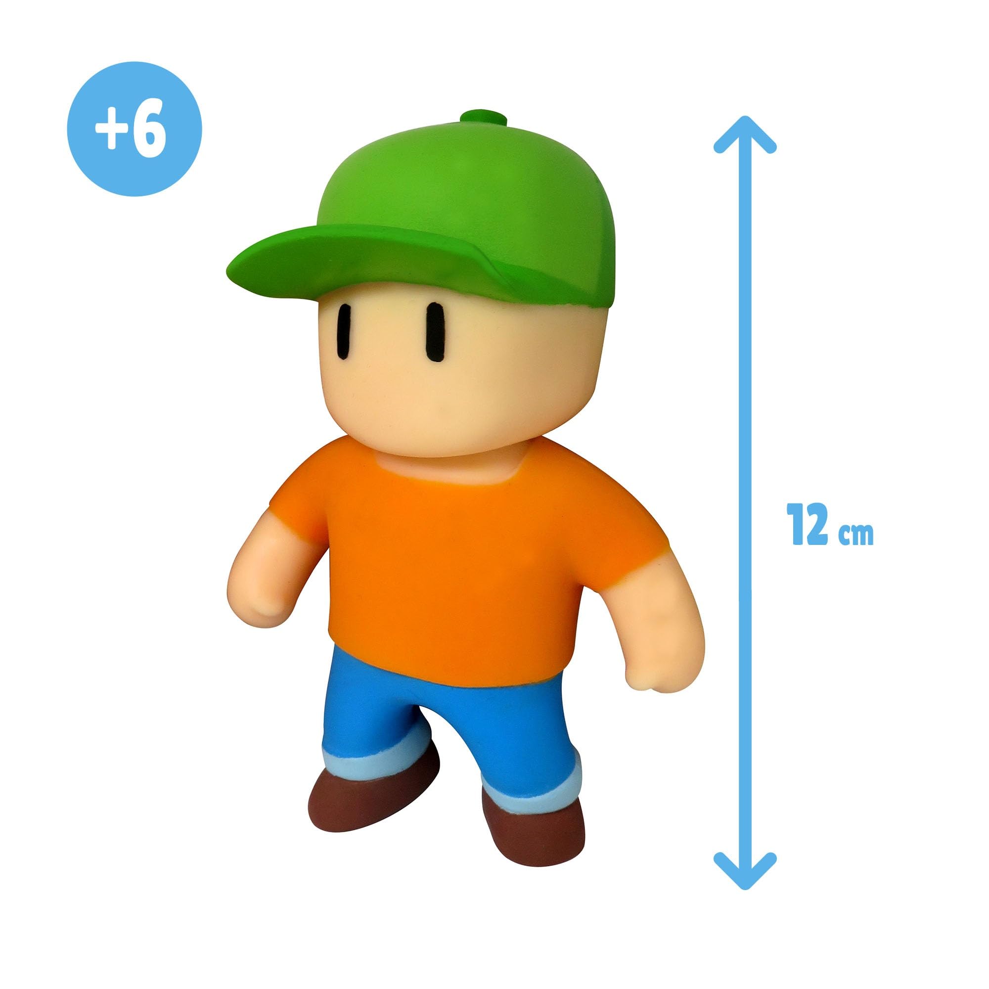 Bizak Monsterflex Stumple Guys, Videojuego, Mr.Stumble, Muñeco súper Extensible y elástico, 15 cm, 16 Modelos para coleccionar, para Adultos coleccionistas y niños Desde 6 años, (64390006-17)