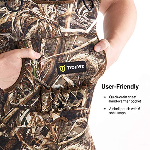 TIDEWE Chest Waders, Hunting Waders for Men Realtree MAX5 Camo with