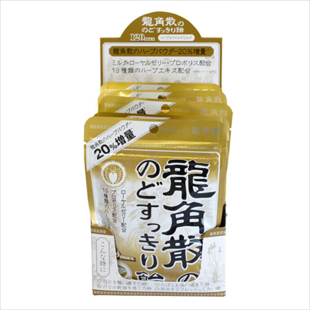Amazon.co.jp: 龍角散 龍角散ののどすっきり飴120max袋 88g×6袋 : 食品