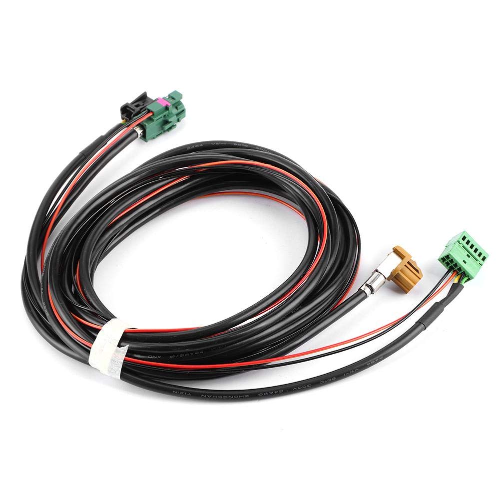 Prese per Cablaggio USB AUX Interruttore Adattatore Fascio connettore MIB Carplay MQB telefono 5G0 035222 E 5Q0 035724 Adatto per