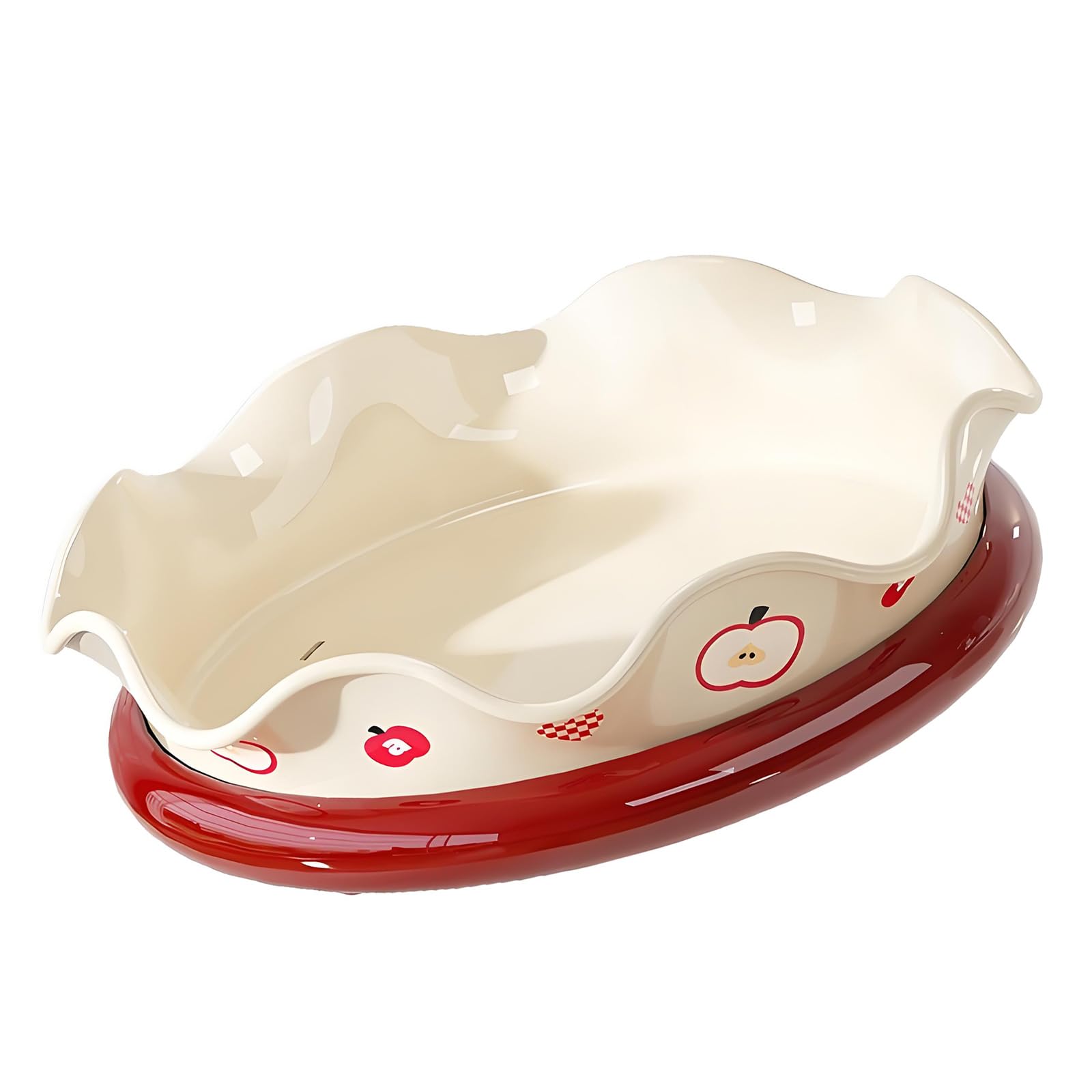 Ekoama Rotating Fruit Bowl With Drain Function For Efficient Kitchen Storage And Freshing Preservation