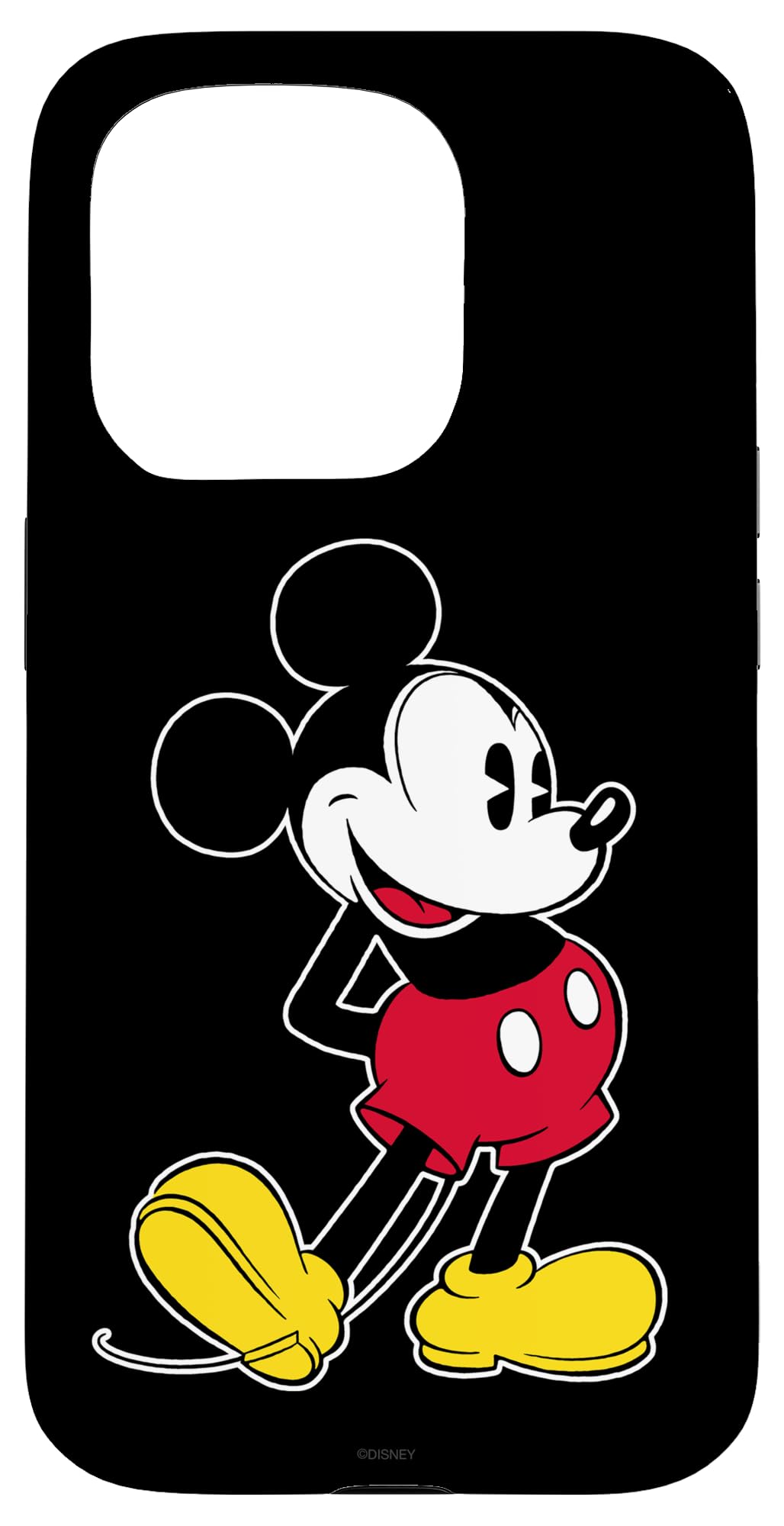 Disney Mickey Mouse Classic Pose Black Case for iPhone 15 Pro