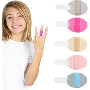 Pack of 5 Finger Splints Finger Splint Adjustable Finger Splint