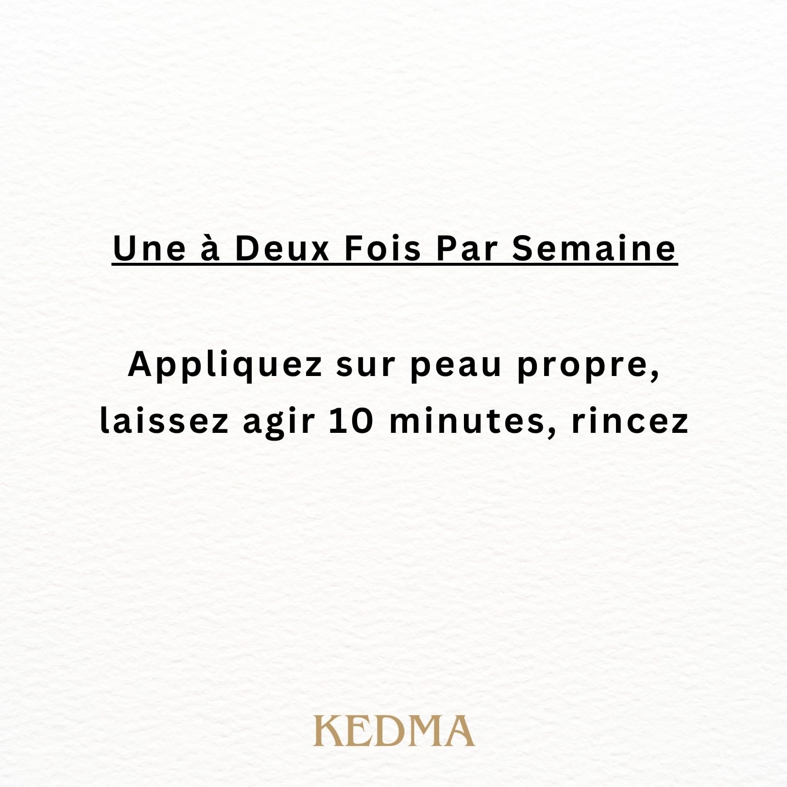 KEDMA - Masque Purifiant à la Boue Noire - Pour Tous Types de Peau - 50g | Le masque à la boue noire purifie, absorbe l’excès de sébum et aide à affiner l’apparence des pores.