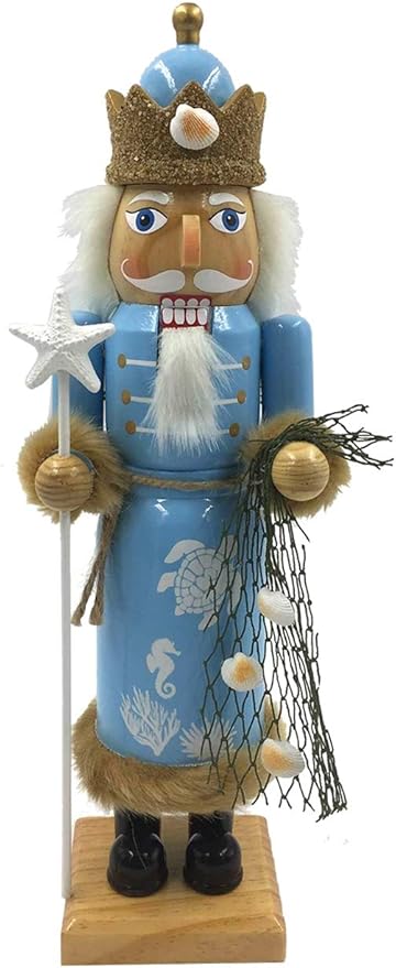 Santa's Workshop 14" Coastal King Nutcracker
