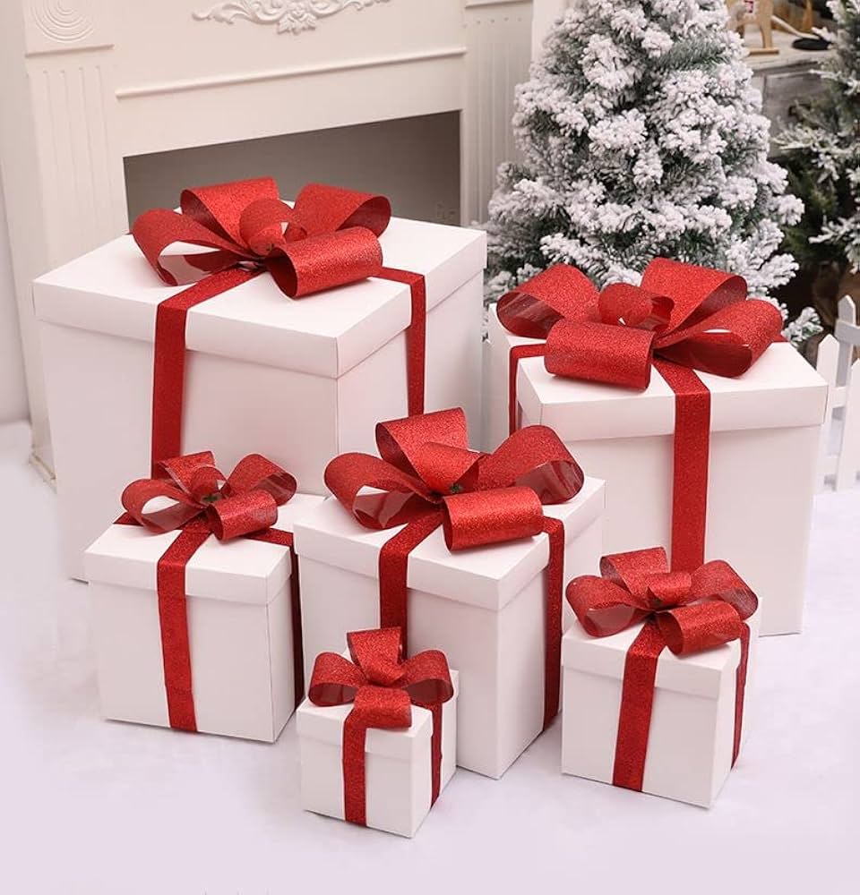 ⭐︎さま専用（クリスマスラッピング付き） クリスマスフルリールクリップ付／レッド-1(W120×H150