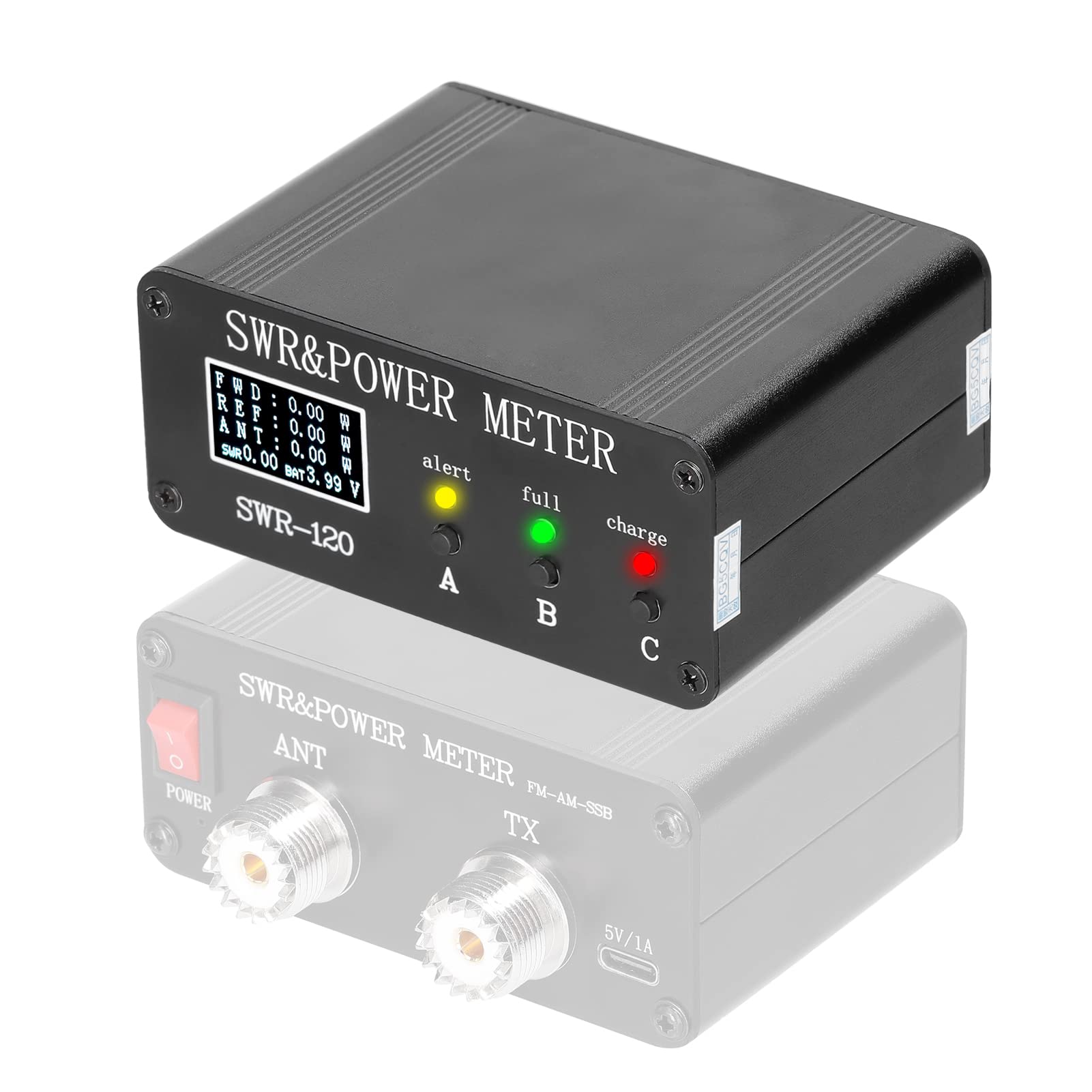 Compteur SWR Karlak 1.8-50 MHz wattmètre avec interface Type C