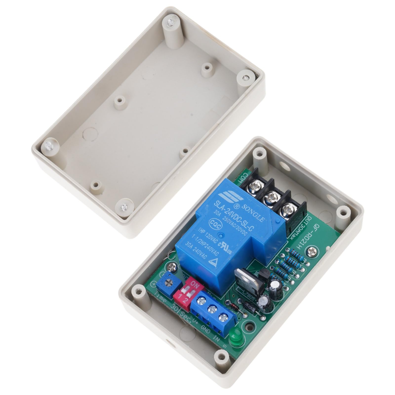 Module with Optocoupler Isolation Delaying Timer 12V / 24V for Home Automation Accessories Power Delaying Timer