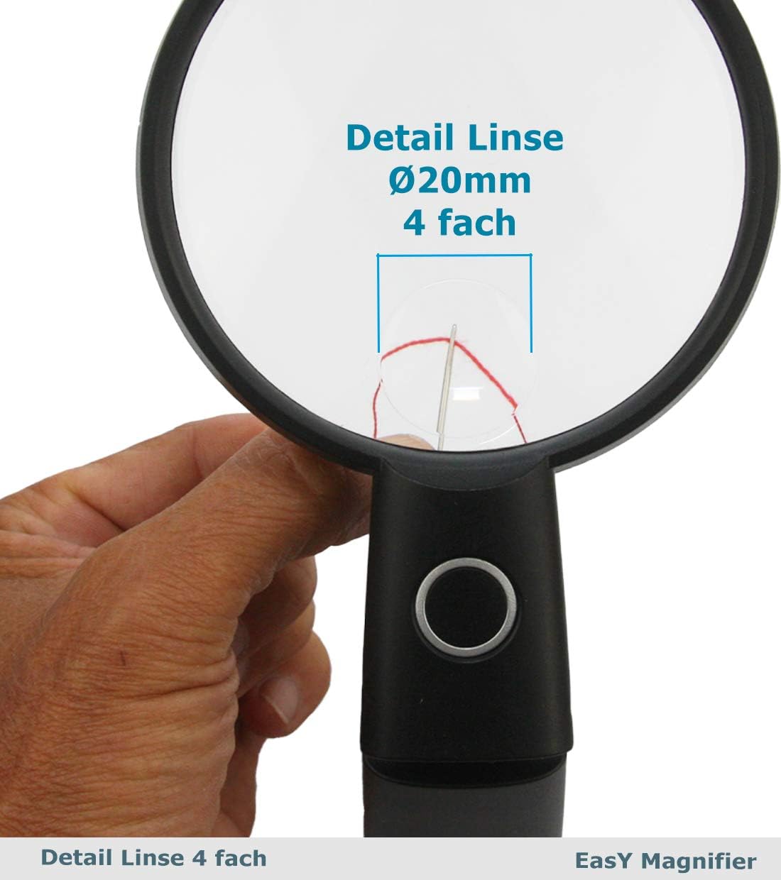 Buy Macular Degeneration Magnifying Glasses with LED Light 2Pack; Small Magnifier 3X + Desktop