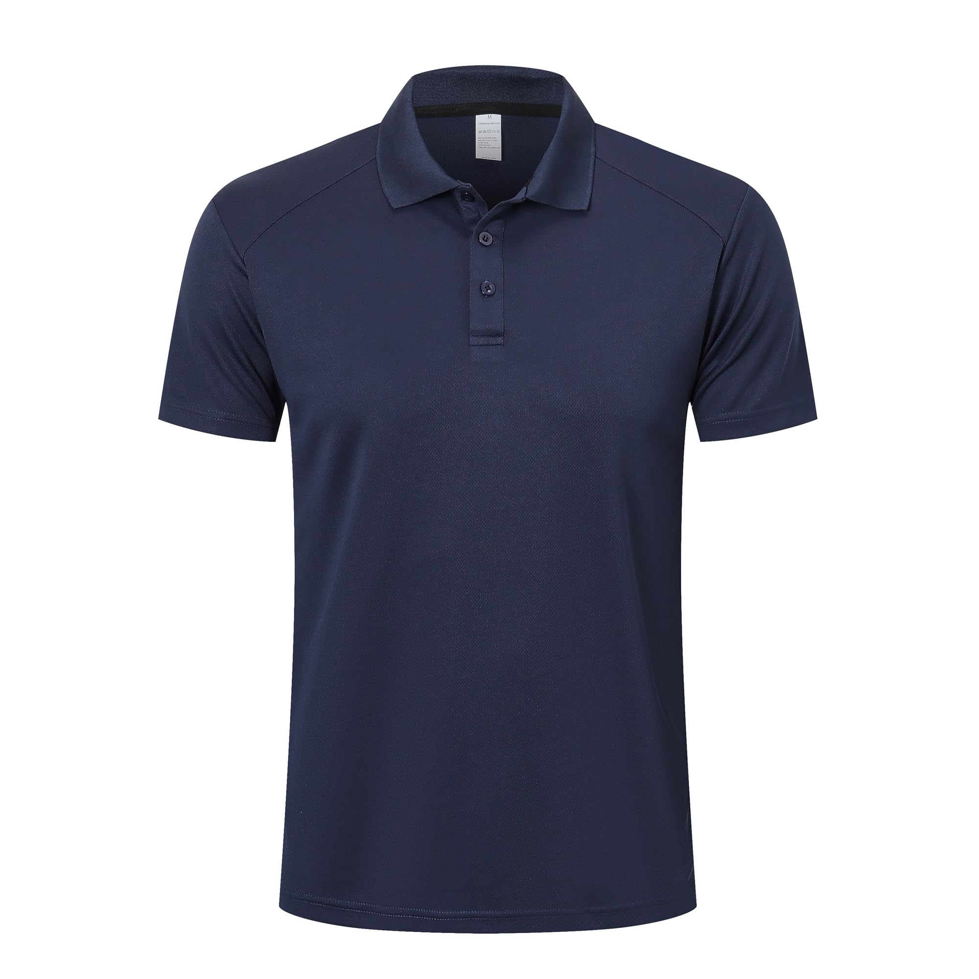ZENGVEE Polo Uomo Manica Corta Sportiva Golf Tennis T-Shirt Asciugatura Rapida Traspirante