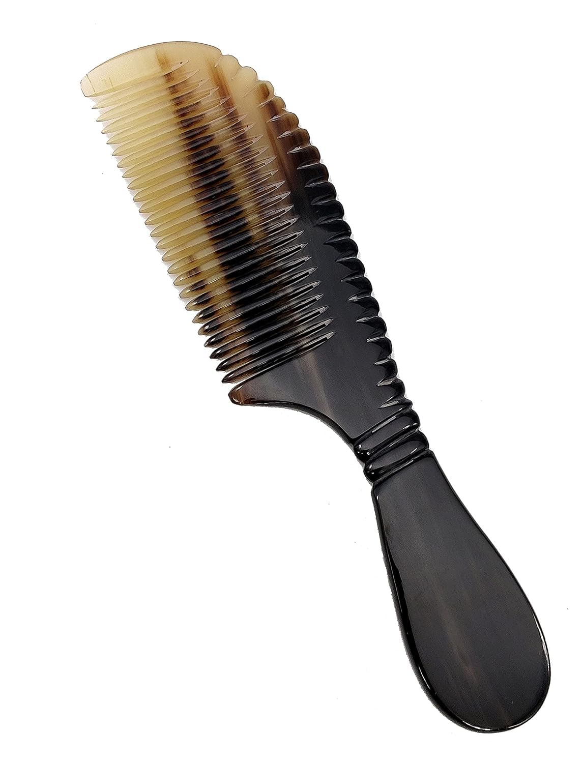 SOFIYA CRAFT Ox Horn Comb Handmade Anti Static Natural Fine Horn Comb With smooth Handle- Professional Detangling Massage Fine tooth Comb A Great Gift - (9 inch)-image-39