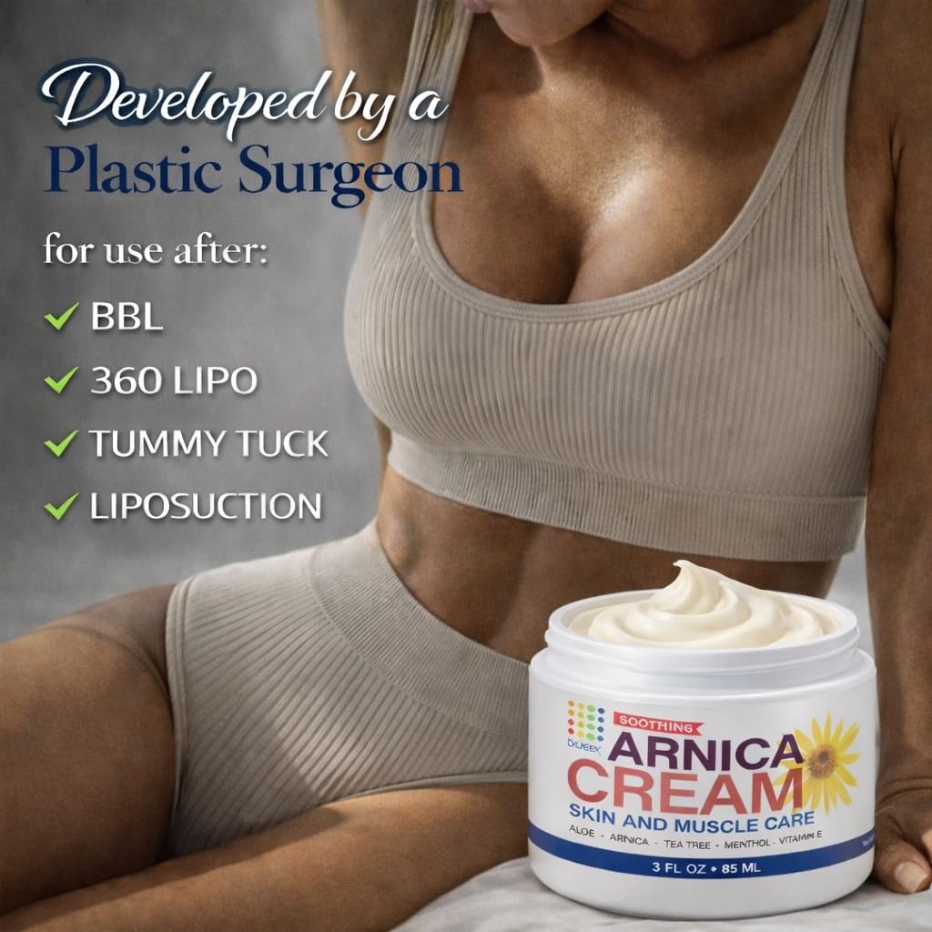 Amazon.com: Arnica Cream Massage Cream with Aloe Vera & Tea Tree