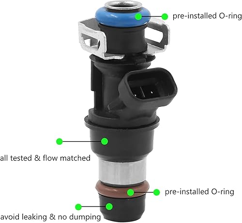 Miniatura 25 de 6 inyectores de combustible compatibles con BMW X3 X5 Z4 128i 325i 328i 330i 528i 328xi 525xi 528xi 528xi 530i 330xi 325xi 528i xDrive 328i xDrive