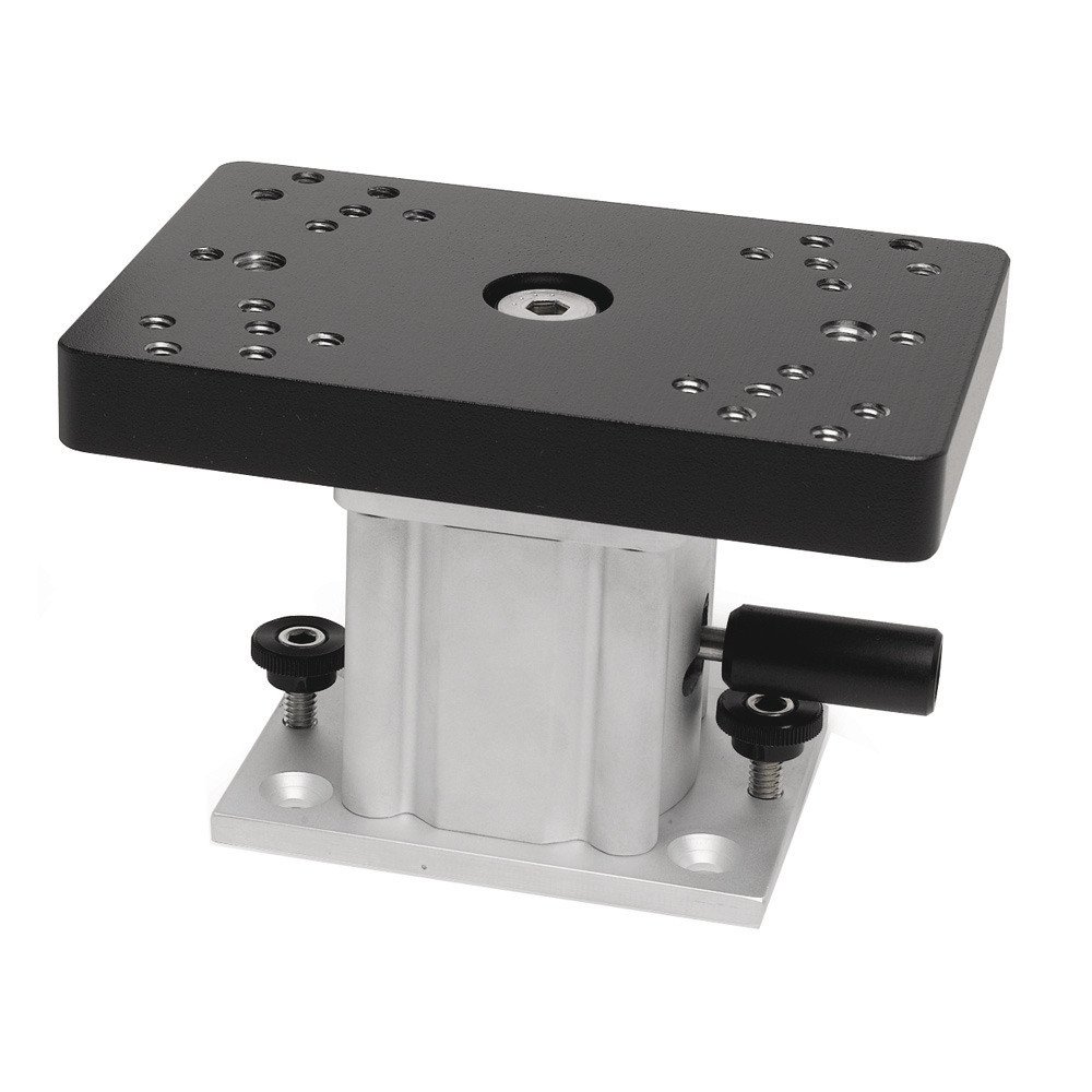 Cannon Downriggers 4" Aluminum Swivel Base Pedestal Mount - Aluminum Swivel Base Pedestal Mount