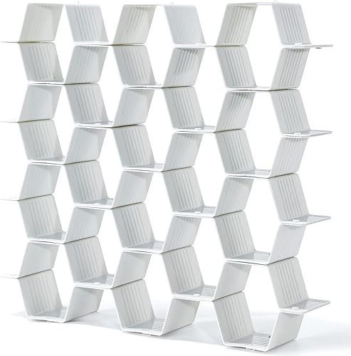 Miniatura 2 de Natzerat Organizador y divisor de cajones de panal de abeja, ropa interior, calcetines, clasificador de corbata, suministros de oficina y