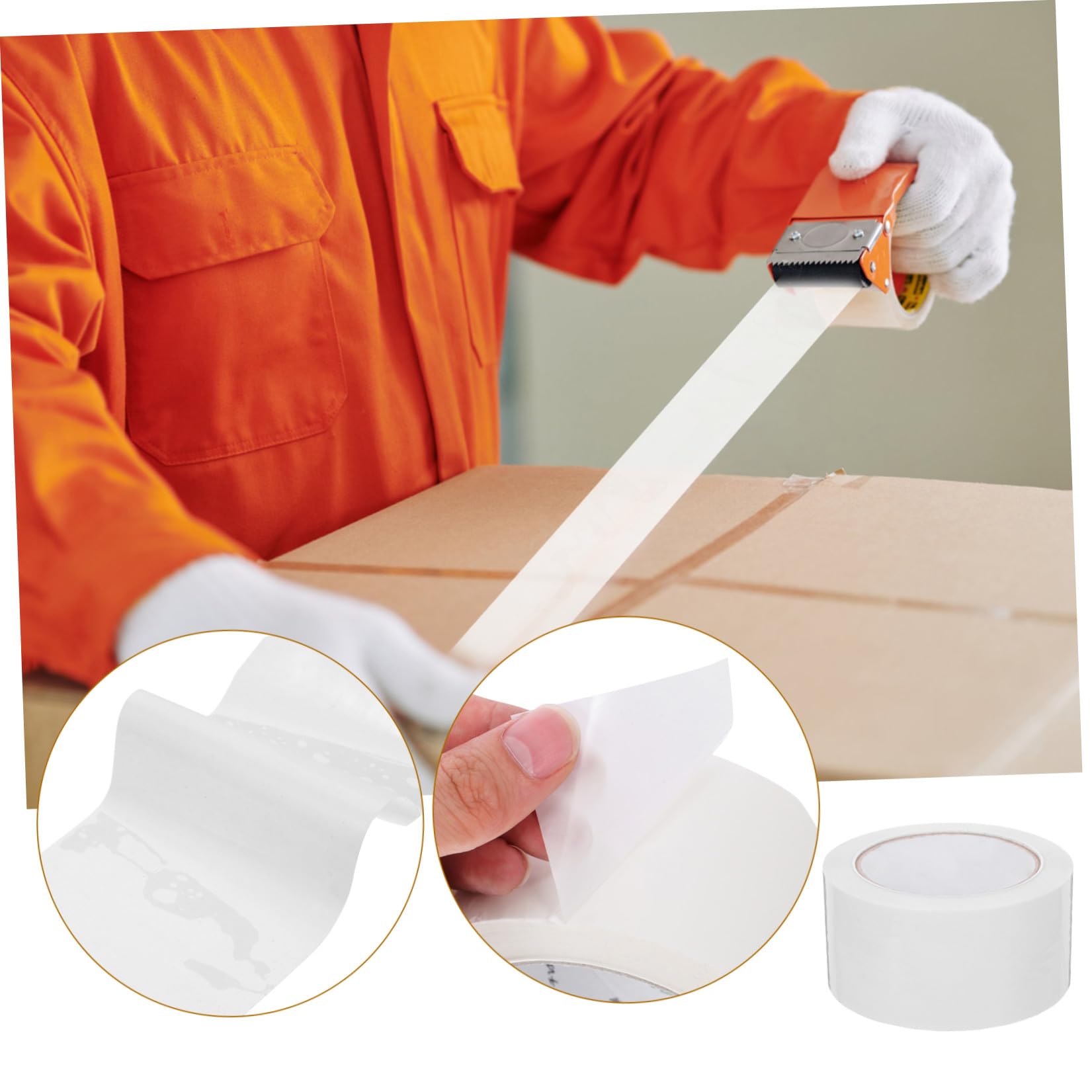 SHINEOFI 3rollos Cinta white De Cinta Adhesiva Para Sellado De Reparación De Fugas Interior y Exterior Fuerte Adhesión