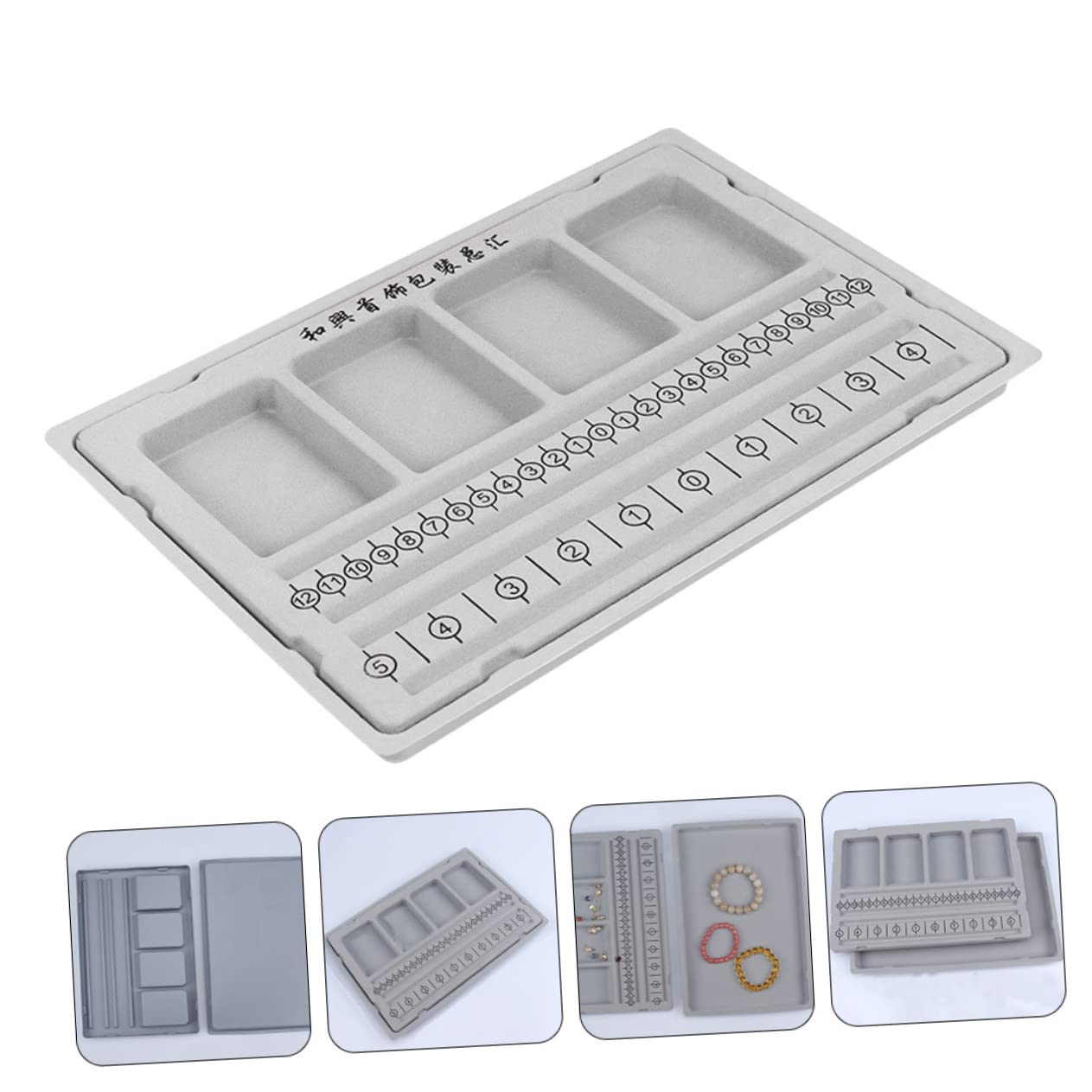 Holibanna 3pezzi Design Board Per Creare Gioielli Tavola Per Bead Design Per Braccialetti e Collane Strumenti Multifunzionali Per Realizzare Bijoux Con Facilità