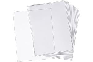 AHANDMAKER Clear PVC Flexible Plastic Board Sheets for Crafting