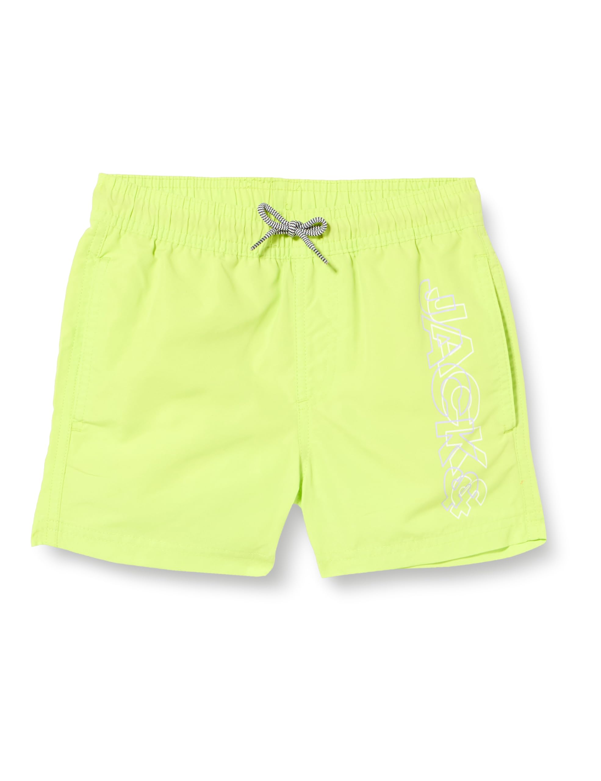 Jack & Jones JACK&JONES JPSTFIJI JJSWIM Double Logo LY SN MNI, Bañador para Hombre Niños, Wild Lime,
