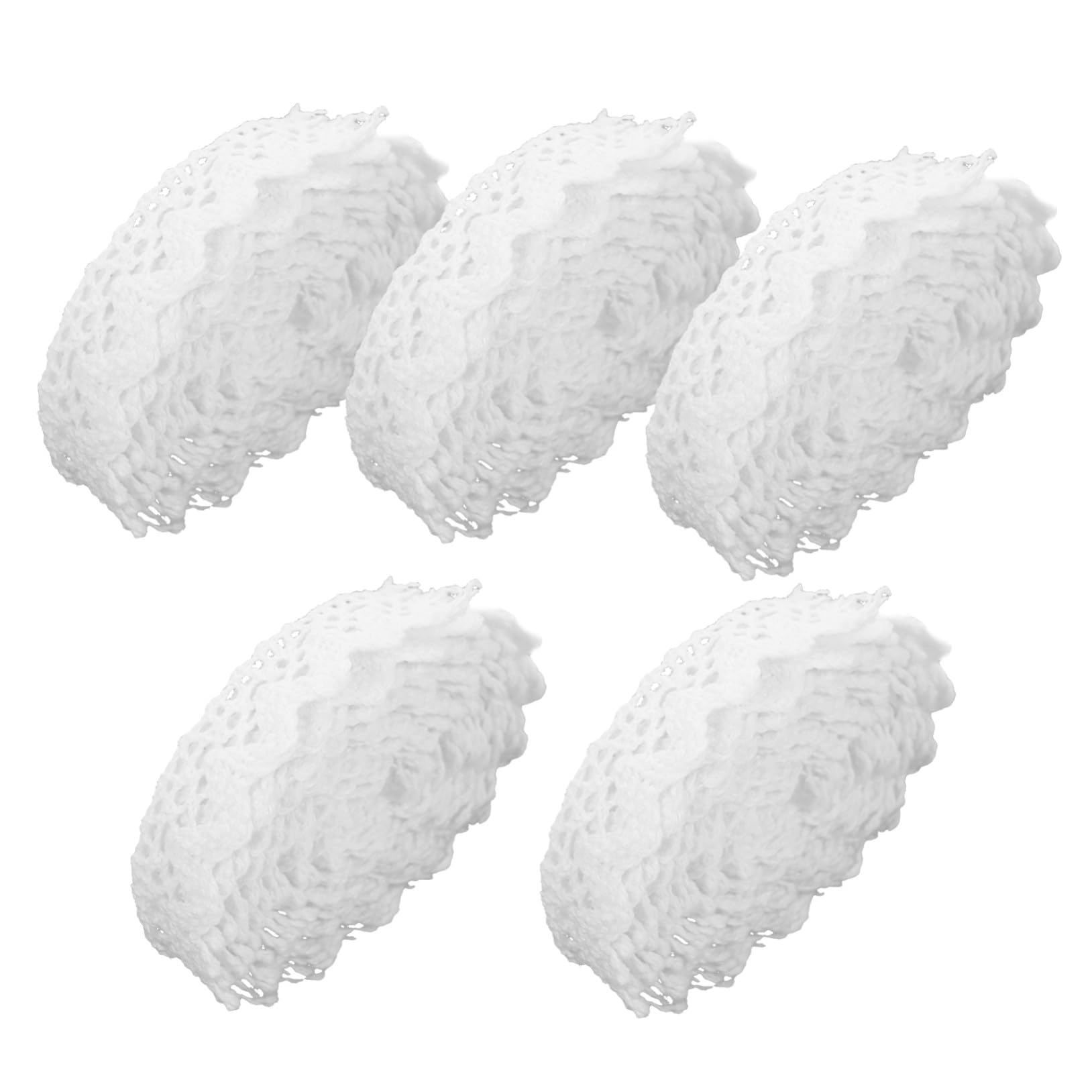 MAGICLULU 5rouleaux Dentelles Ruban Galons pour Loisirs Créatifs Décoration de Vêtements Couture DIY Garniture pour Costumes