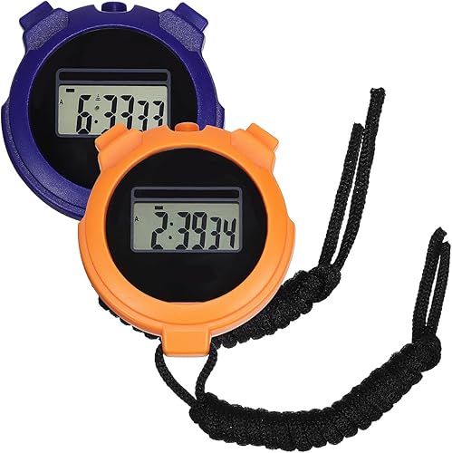 2 unids árbitro cronómetro cronómetro cronometraje relojes para deportes para correr temporizador abdominales pantalla fitness portátil