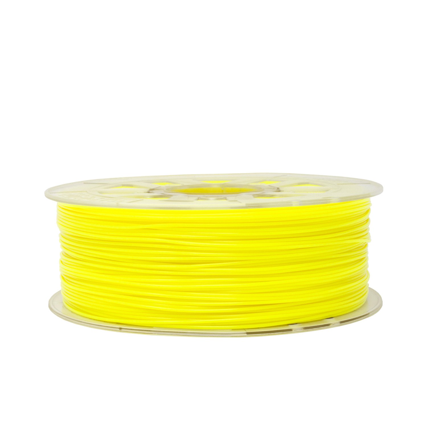 Gizmo Dorks 1.75mm PLA 3D Printer Filament, 1kg/2.2lb, Fluorescent Yellow, Glows Under UV Light