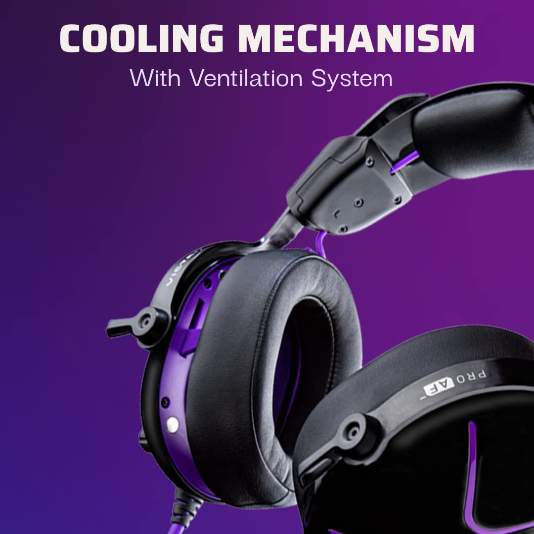 Victrix Pro Af Casque Passive Gaming Noir/Violet pour PS5/PS4