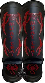 Caneleira Muay Thai Luta Kickboxing boxe Protetor De Canela Sparring Treino Conforto Combate