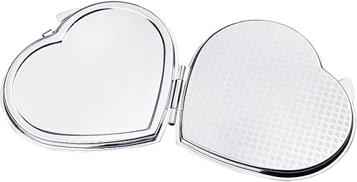 Miniatura 5 de Haz tu propio espejo  Espejo de maquillaje compacto personalizado con foto y texto, bolsillo de acero inoxidable, mini espejo de viaje personal,