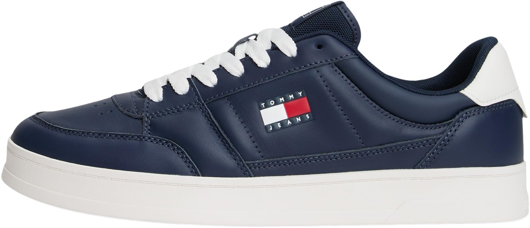 Tommy Hilfiger Blue Leather Men Sneaker - EU43/US10