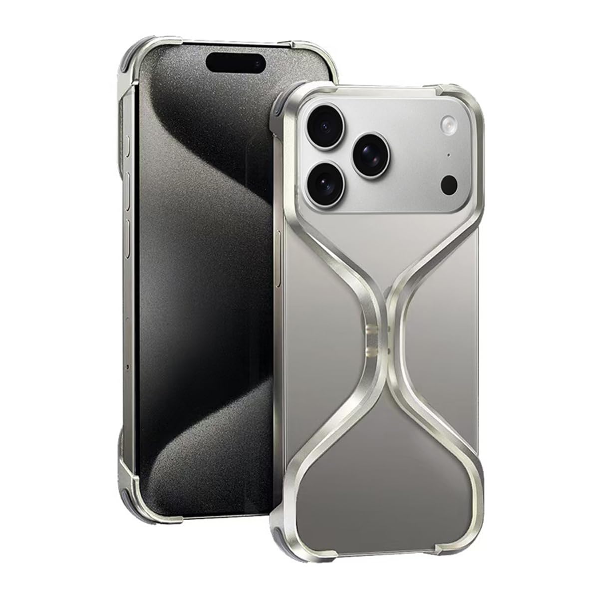 Coque iPhone 17 Pro Max Losin sans cadre argent - 8