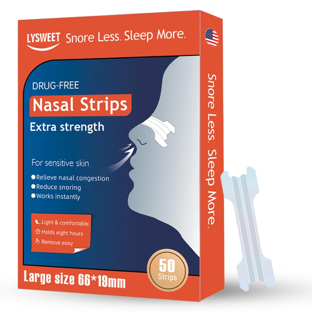 Sleep Nasal Strips for Less Snoring Work Instantly to Reducing snoring for Breathe Better Sleep Right Extra Strength