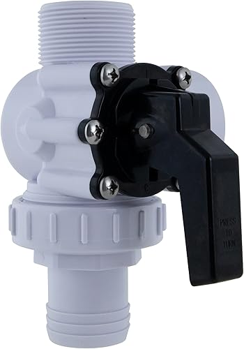Miniatura 5 de HydroTools - Válvula de bola estándar de 3 vías para piscina y spa, 6.25 pulgadas