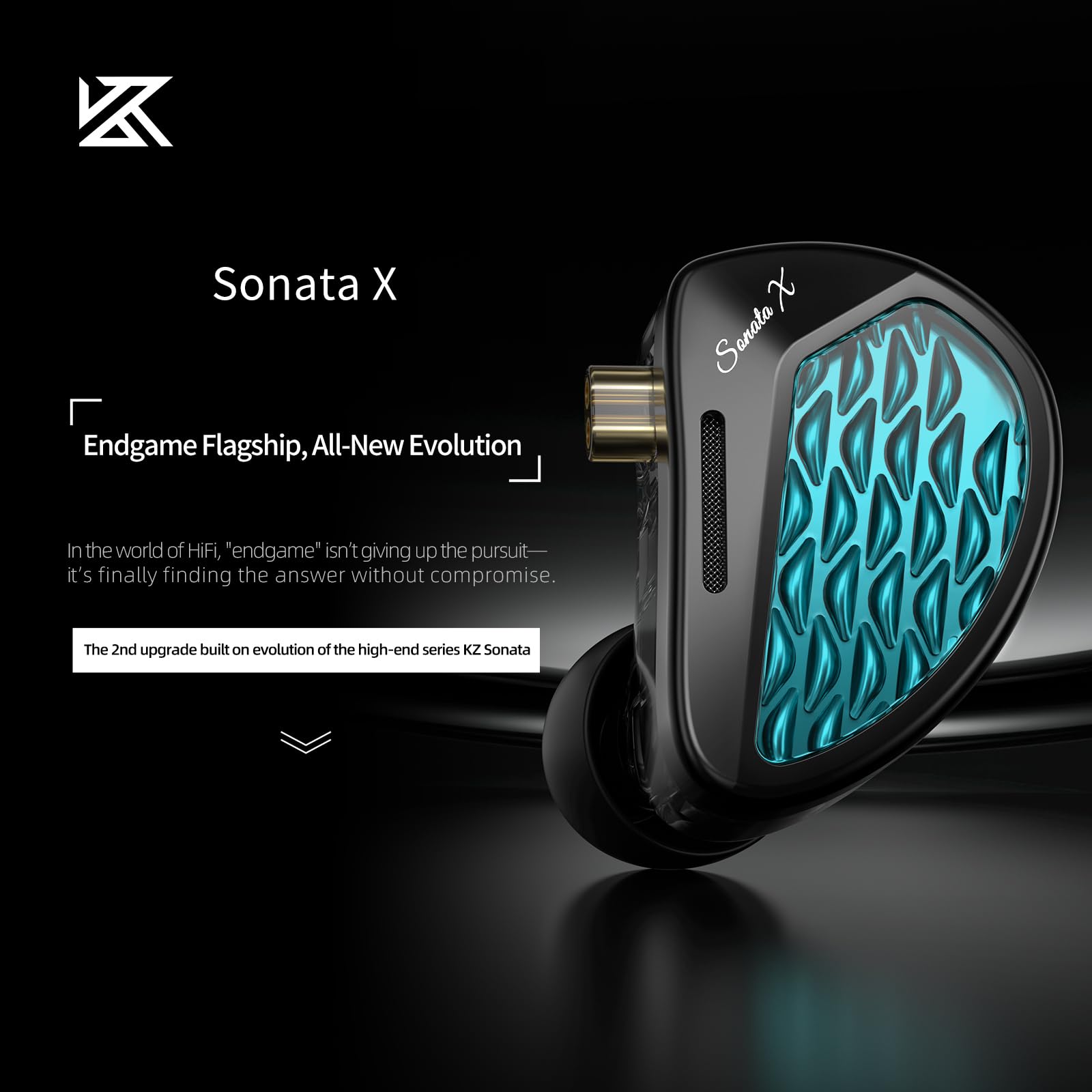 Amazon.co.jp: KZ Sonata X モニターイヤホン 有線 マイク付き