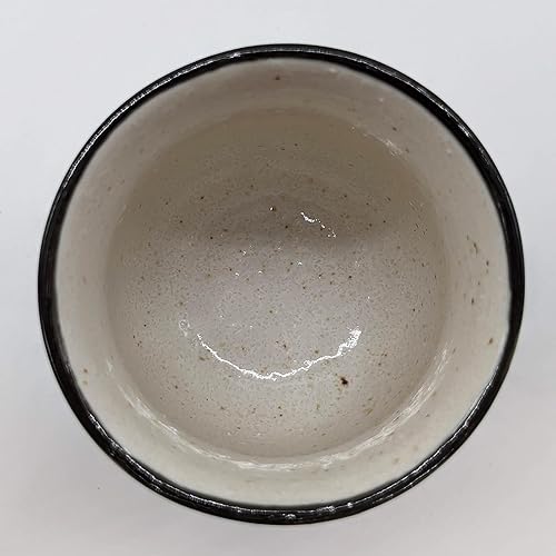 Miniatura 10 de Utsuwa Roan 520-0191 Mino Ware Rice Bowl, 4.7 inches (12 cm), Sand Karatsu, Buchi White, Made in Japan