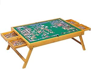 Tektalk Planche à Puzzle Pliable Avec 6 Plateaux De Tri