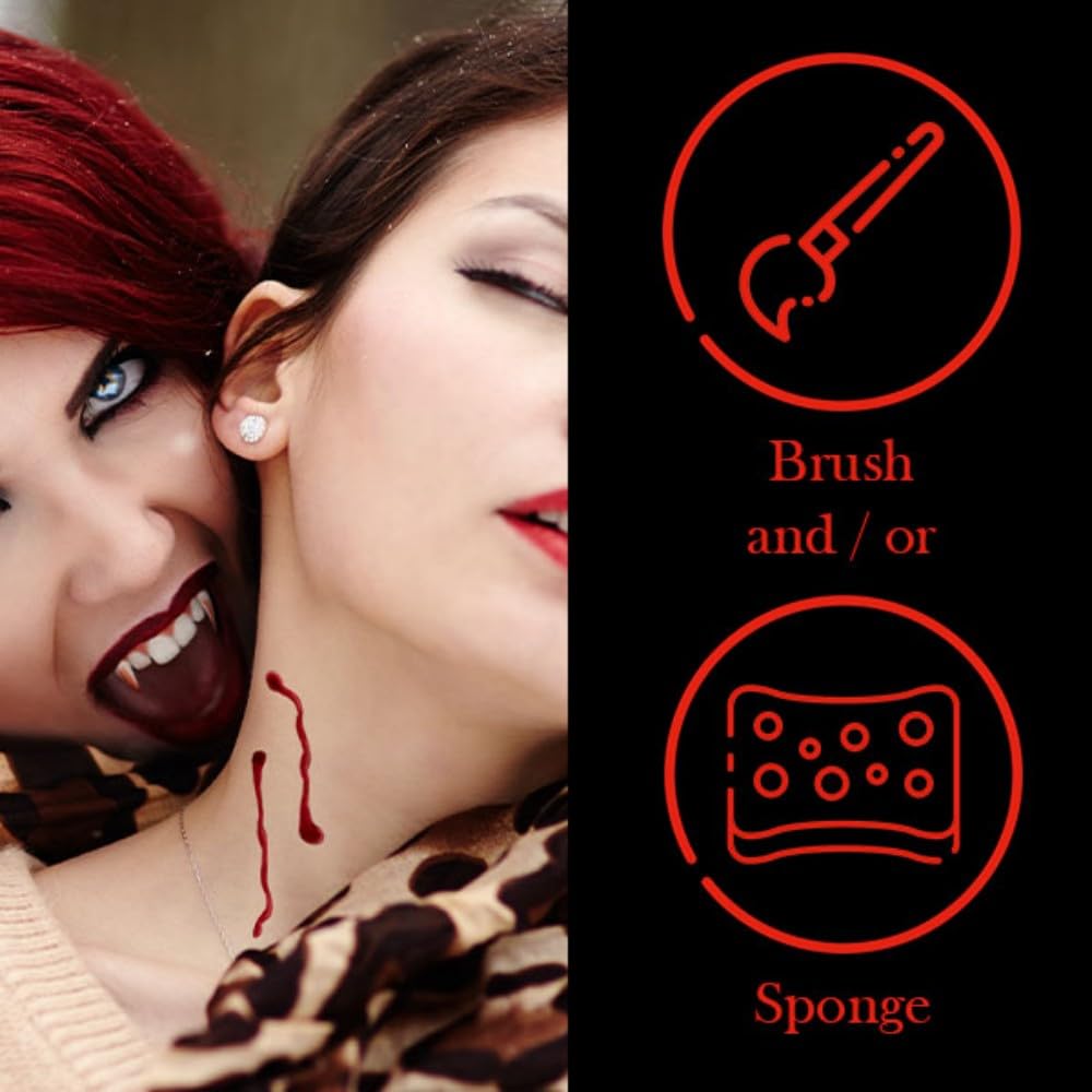 Sangue Finto Commestibile THE STAGE FX 100 Ml – Per Halloween, Trucco Teatrale